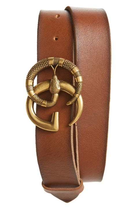 brown leather gucci belt mens